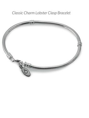 Authentic Pandora Moments Bracelet Snake Chain Lobster Clasp Extra Small Teen